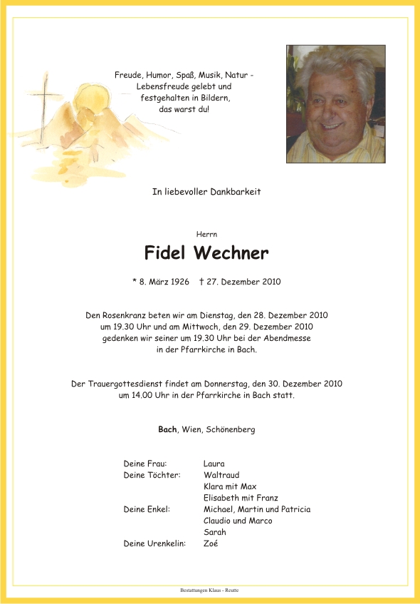 Fidel Wechner